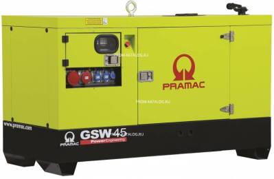 Дизельный генератор Pramac GSW 45 P в кожухе 